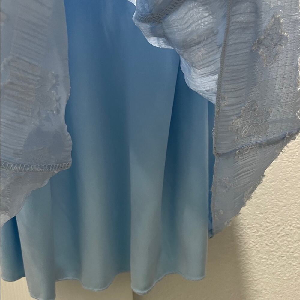 Layered with Love Lil Kat Jacquard Sleeveless Ruffle Mini Babydoll Dress Size XS - Picture 5 of 6